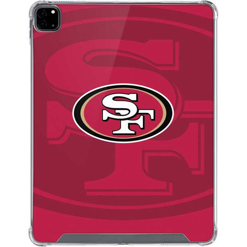 NFL San Francisco 49ers Double Vision iPad Pro 12.9in (2020) Clear Case