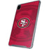 NFL San Francisco 49ers Double Vision iPad Pro 12.9in (2020) Clear Case