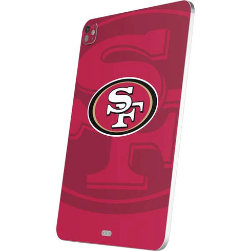 NFL San Francisco 49ers Double Vision iPad Pro 13in M4 (2024) Skin
