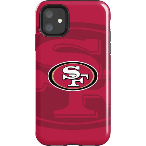 NFL San Francisco 49ers Double Vision iPhone 11 Impact Case