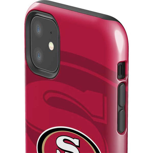 NFL San Francisco 49ers Double Vision iPhone 11 Impact Case