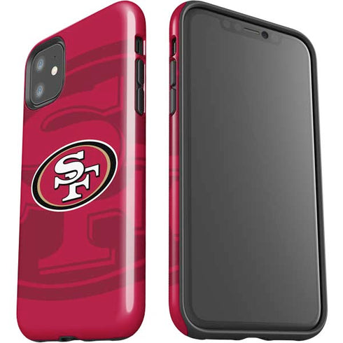 NFL San Francisco 49ers Double Vision iPhone 11 Impact Case