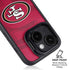 NFL San Francisco 49ers Double Vision iPhone 14 Plus Kickstand Case