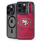 NFL San Francisco 49ers Double Vision iPhone 14 Pro Max Kickstand Case