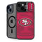 NFL San Francisco 49ers Double Vision iPhone 15 Kickstand Case
