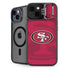 NFL San Francisco 49ers Double Vision iPhone 15 Plus Kickstand Case