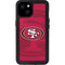NFL San Francisco 49ers Double Vision iPhone 15 Plus Waterproof Case