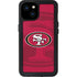 NFL San Francisco 49ers Double Vision iPhone 15 Plus Waterproof Case
