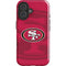NFL San Francisco 49ers Double Vision iPhone 16 Impact Case