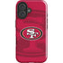 NFL San Francisco 49ers Double Vision iPhone 16 Impact Case