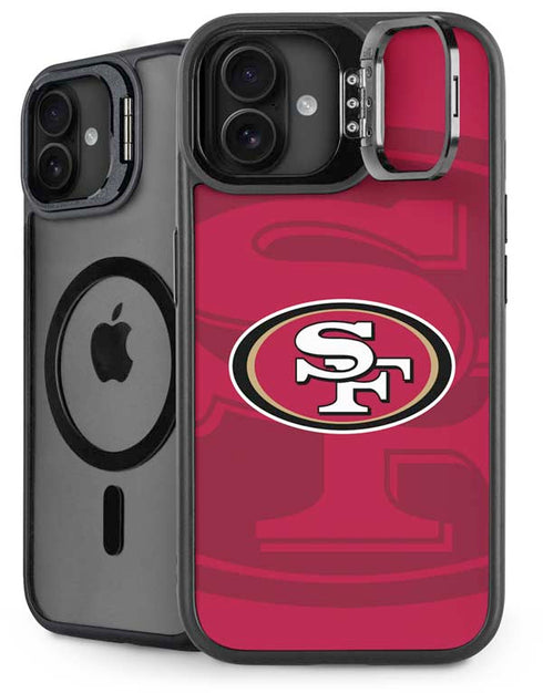 NFL San Francisco 49ers Double Vision iPhone 16 Kickstand Case