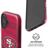 NFL San Francisco 49ers Double Vision iPhone 16 Magsafe Impact Case