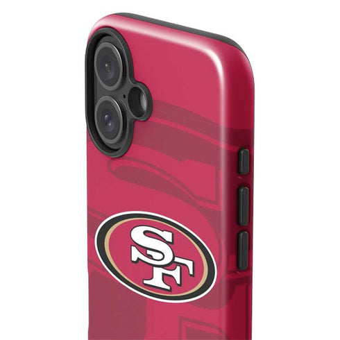 NFL San Francisco 49ers Double Vision iPhone 16 Plus Impact Case