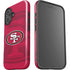 NFL San Francisco 49ers Double Vision iPhone 16 Plus Impact Case