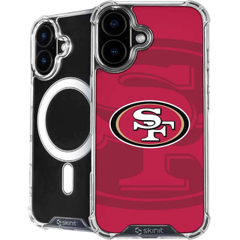 NFL San Francisco 49ers Double Vision iPhone 16 Plus MagSafe Case