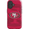 NFL San Francisco 49ers Double Vision iPhone 16 Plus Magsafe Impact Case