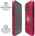NFL San Francisco 49ers Double Vision iPhone 16 Plus Magsafe Impact Case