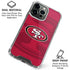 NFL San Francisco 49ers Double Vision iPhone 16 Pro Max Clear Case