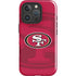 NFL San Francisco 49ers Double Vision iPhone 16 Pro Max Impact Case