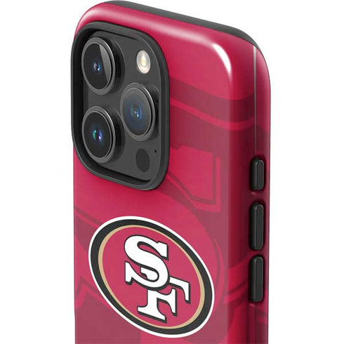 NFL San Francisco 49ers Double Vision iPhone 16 Pro Max Impact Case