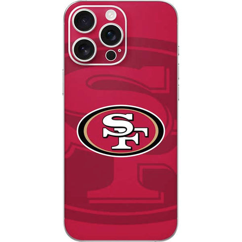 NFL San Francisco 49ers Double Vision iPhone 16 Pro Max Skin