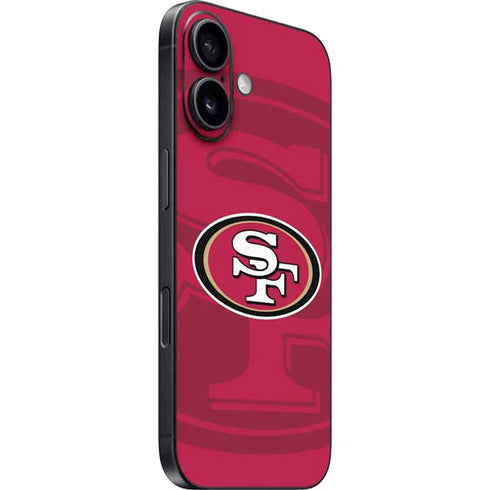 NFL San Francisco 49ers Double Vision iPhone 16 Skin