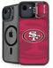 NFL San Francisco 49ers Double Vision iPhone 16e Kickstand Case