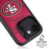 NFL San Francisco 49ers Double Vision iPhone 16e Kickstand Case