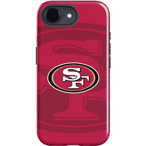 NFL San Francisco 49ers Double Vision iPhone 16e Impact Case