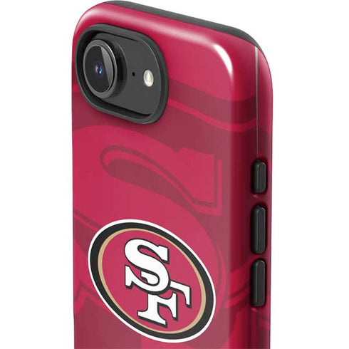 NFL San Francisco 49ers Double Vision iPhone 16e Impact Case