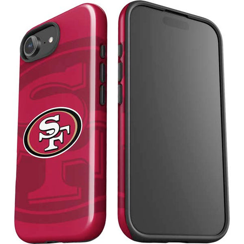 NFL San Francisco 49ers Double Vision iPhone 16e Impact Case