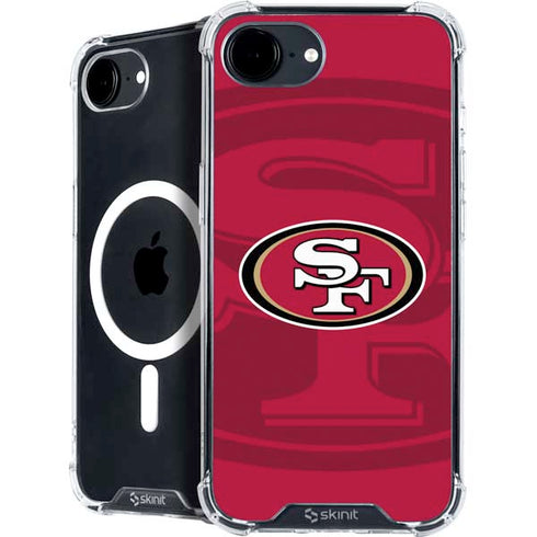 NFL San Francisco 49ers Double Vision iPhone 16e MagSafe Case