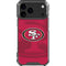 NFL San Francisco 49ers Double Vision iPhone 18 Pro Max Clear Case