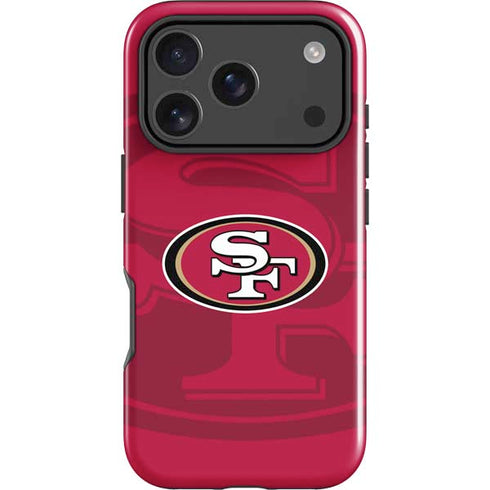 NFL San Francisco 49ers Double Vision iPhone 18 Pro Max Impact Case