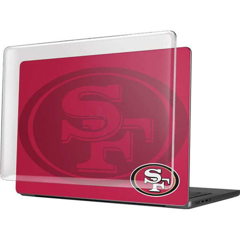 NFL San Francisco 49ers Double Vision MacBook Pro 14in (2021-24) Case plus Skin