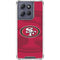 NFL San Francisco 49ers Double Vision Moto G 5G (2025) Clear Case