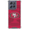 NFL San Francisco 49ers Double Vision Moto G Play 5G (2025) Clear Case