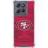 NFL San Francisco 49ers Double Vision Moto G Power 5G (2025) Clear Case