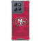 NFL San Francisco 49ers Double Vision Moto G Stylus 5G (2025) Clear Case