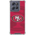 NFL San Francisco 49ers Double Vision Moto G Stylus 5G (2025) Clear Case