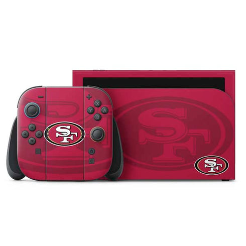 NFL San Francisco 49ers Double Vision Nintendo Switch 2 (2025) with Joy-Con Skin