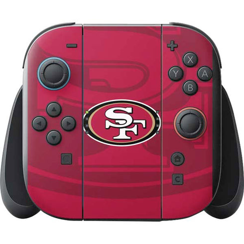NFL San Francisco 49ers Double Vision Nintendo Switch 2 (2025) with Joy-Con Skin