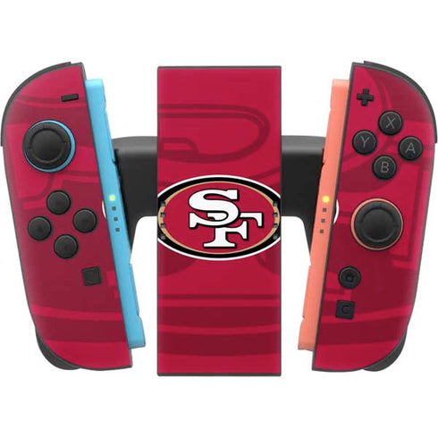 NFL San Francisco 49ers Double Vision Nintendo Switch 2 (2025) Joy-Con Controller Skin