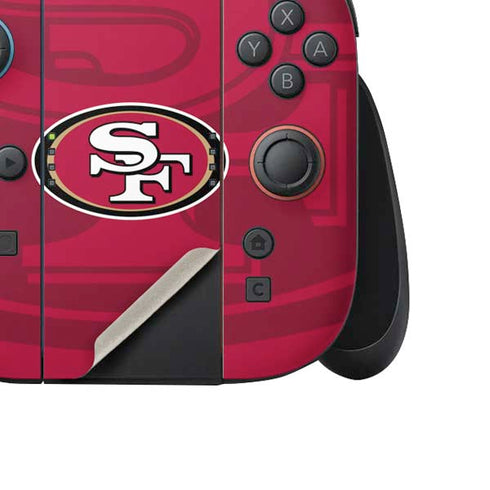 NFL San Francisco 49ers Double Vision Nintendo Switch 2 (2025) Joy-Con Controller Skin