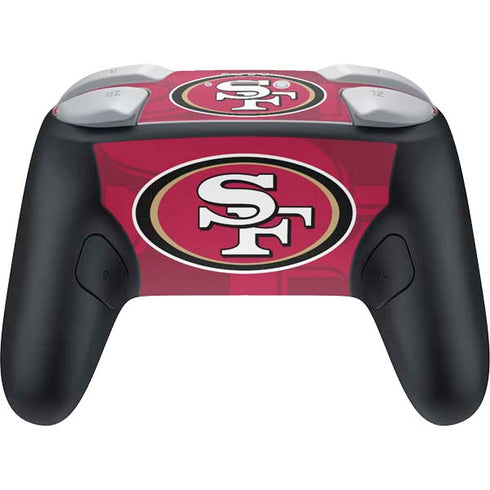NFL San Francisco 49ers Double Vision Nintendo Switch 2 (2025) Pro Controller Skin