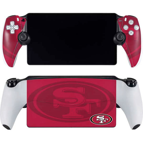 NFL San Francisco 49ers Double Vision PlayStation Portal Remote Player Skin