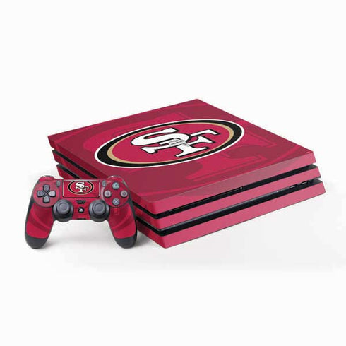 NFL San Francisco 49ers Double Vision PlayStation PS4 Skins