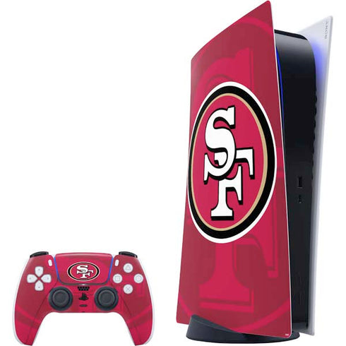 NFL San Francisco 49ers Double Vision PlayStation PS5 Skins