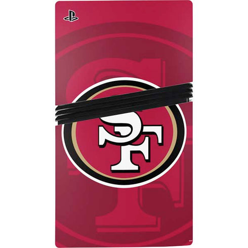 NFL San Francisco 49ers Double Vision PS5 Pro Console Skin