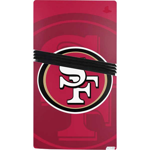 NFL San Francisco 49ers Double Vision PS5 Pro Console Skin